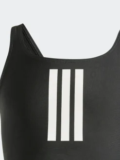 Noir/Blanc - maillot de bain adidas 3rayures pour enfant