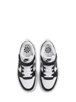 Noir/Blanc - Nike Baskets Junior Court Borough Low Recraft