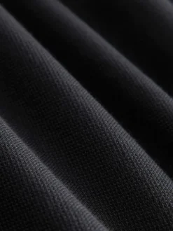 Noir/Blanc - Polo Fred Perry à liserés