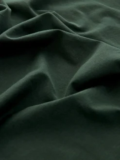 Noir/Blanc/Bleu marine/Vert/Rouge bordeaux - Ajustement régulier - T-shirt à coupe classique à manches longues en coton 100 %, lot de 5