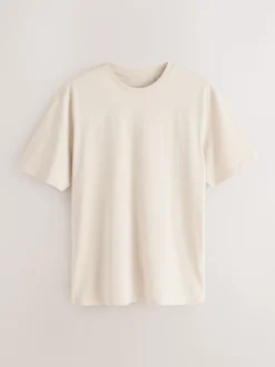 Noir/blanc/gris/gris ardoise/pierre/marron - Ajustement régulier - Lot de t-shirts essentiels en coton 6