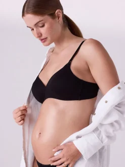 Noir/Blanc/Pastel Rose Nude - Lot de 3 Soutiens-gorge d’allaitement en coton Mélange Ultimate Comfort