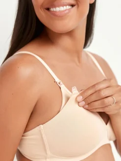 Noir/Blanc/Pastel Rose Nude - Lot de 3 Soutiens-gorge d’allaitement en coton Mélange Ultimate Comfort