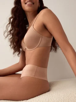 Noir/Blanc/Ppraline Nude - Lot 3 culottes invisibles et confortables