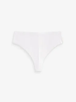 Noir/Blanc/Ppraline Nude - Lot 3 culottes invisibles et confortables