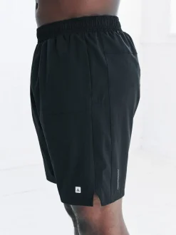 Noir/bleu marine - 9 Inch - Lot de 2 shorts de sport Active Gym