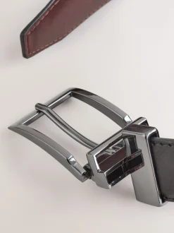 Noir/Brun - Ceinture réversible