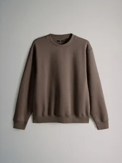 Noir/Brun - Lot de 3 - Sweat-shirt The Set à Col rond coupe Décontracté