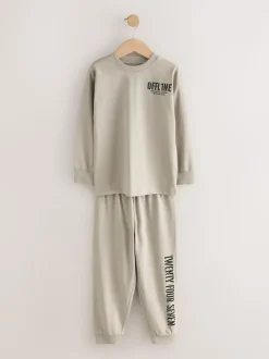 Noir/Brun - Lot de 3 pyjamas à jambes courtes (3-16ans) (3-16ans)