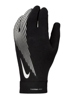 Noir/Chrome - Gants de football Nike Academy Therma-FIT