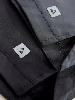 Noir/Gris - 7 Inch - Lot de 2 shorts de sport Active Gym