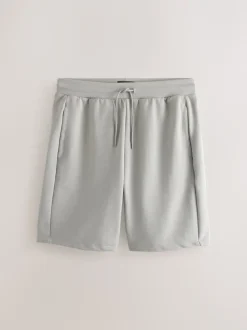 Noir/Gris - Lot de 2 shorts en jersey à poche zippée