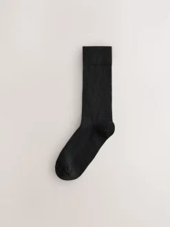 Noir/Gris - Pattern Smart Socks 5 Pack