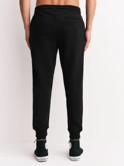 Noir/gris ardoise - Lot de 2 pantalons de jogging épais à dos brosse droit