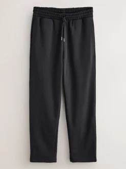 Noir/gris ardoise - Lot de 2 pantalons de jogging épais à dos brosse droit