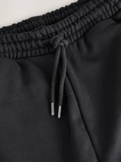 Noir/gris ardoise - Lot de 2 pantalons de jogging épais à dos brosse droit