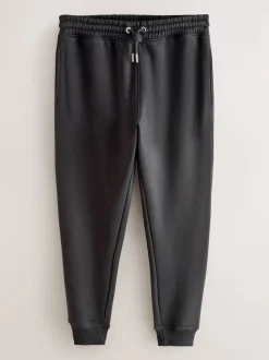 Noir/gris chiné - Lot de 2 Joggings Coupe ajustée à dos brossé