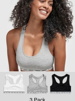 Noir/Gris chiné/Blanc - Hauts Raccourcis Ultimate Comfort