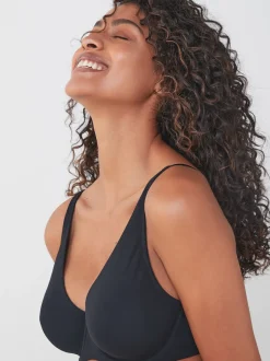 Noir/Gris chiné/Blanc - Lot de soutiens-gorge DD en coton Blend Ultimate Comfort 3