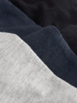 Noir/gris/bleu marine - Shorts légers Lot de 3 (3mois à7ans)