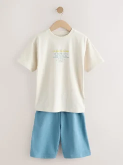 noir/gris/jaune - Pyjama court 3 Pack (3-16ans)