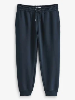 Noir/Marine - Lot de 2 Joggings Coupe ajustée à dos brossé