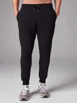 Noir/Marine - Lot de 2 Joggings Coupe ajustée à dos brossé