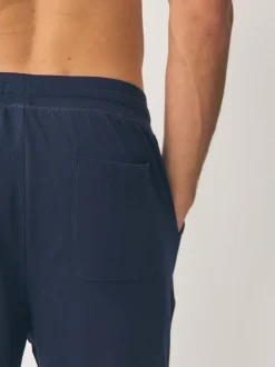 Noir/Marine - Ourlets resserrés - Lot de 2 pantalons de jogging ouverts Loopback Soft Touch