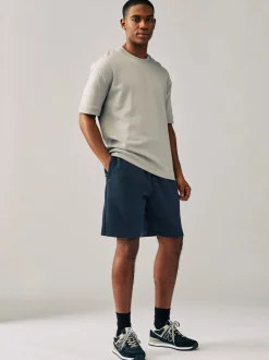 Noir/Marine - Short en jersey en tissu doux 2 Lot