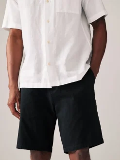 Noir/Marine - Slim Fit (Slim Fit) - Short chino extensible 2 Pack