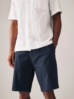 Noir/Marine - Slim Fit (Slim Fit) - Short chino extensible 2 Pack