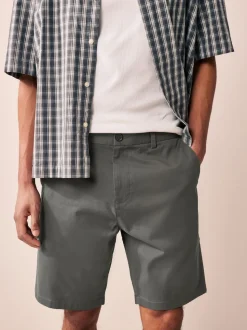 Noir/Marine/Charbon - Ajustement droit - Short chino extensible 3 Pack