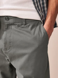 Noir/Marine/Charbon - Ajustement droit - Short chino extensible 3 Pack