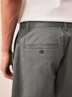 Noir/Marine/Charbon - Ajustement droit - Short chino extensible 3 Pack