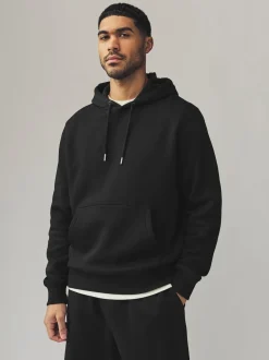Noir/Marine/Gris Marl - Lot de 3 sweats à capuche en jersey