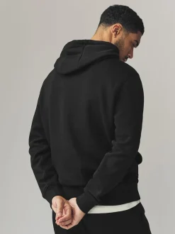 Noir/Marine/Gris Marl - Lot de 3 sweats à capuche en jersey