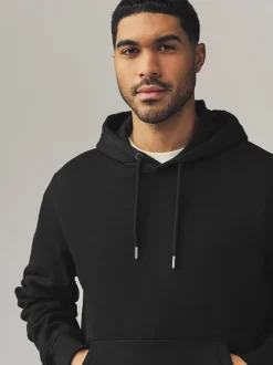 Noir/Marine/Gris Marl - Lot de 3 sweats à capuche en jersey