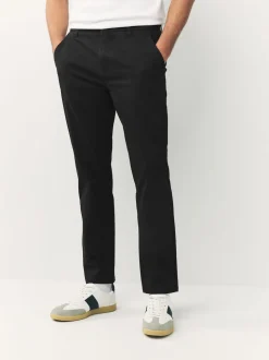 Noir/Marine/Pierre/Bleu - Pantalon chino slim extensible 4 Pack