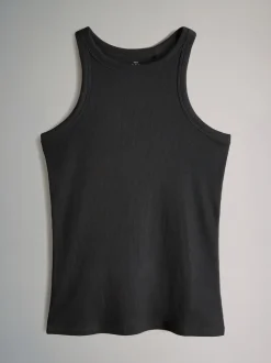 Noir/marron chocolat/marron taupe/stipe/blanc - The Set lot de 5 gilets côtelés de course