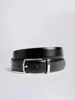 Noir/Marron foncé - MOSS Ceinture réversible