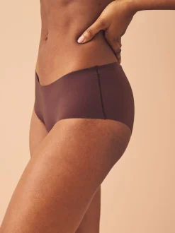 Noir/praline nude/chocolat nude - Lot 3 culottes invisibles et confortables