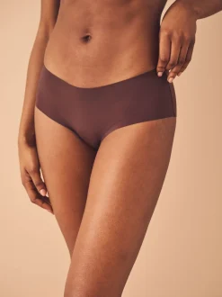 Noir/praline nude/chocolat nude - Lot 3 culottes invisibles et confortables