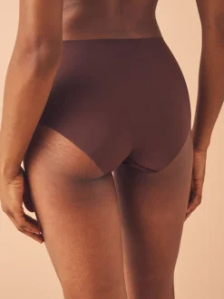 Noir/praline nude/chocolat nude - Lot 3 culottes invisibles et confortables