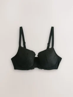 Noir/Rose - Soutien-gorge en dentelle DD+ 2 Pack