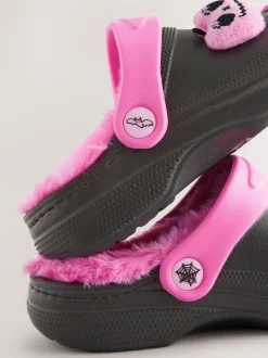 Noir/rose Spooky - Sabots chaussons