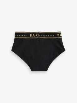 noir/rouge baie - Lot de 3 slips Baker by Ted Baker