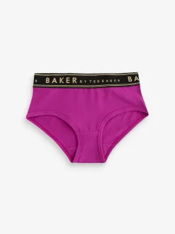 noir/rouge baie - Lot de 3 slips Baker by Ted Baker