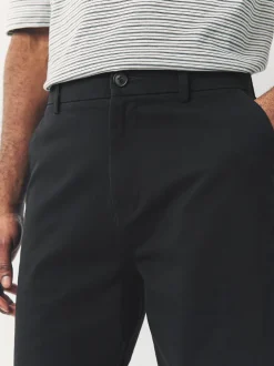 Noir/vintage bleu/blanc/champignon - Ajustement droit - Short chino extensible 4 Pack