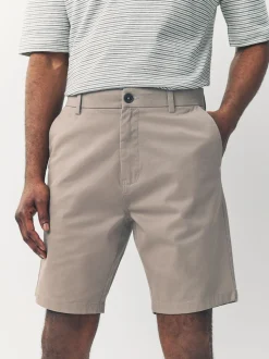 Noir/vintage bleu/blanc/champignon - Ajustement droit - Short chino extensible 4 Pack