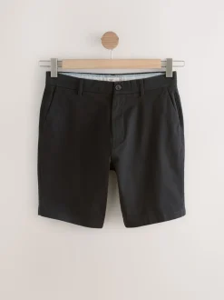 Noir/vintage bleu/blanc/champignon - Ajustement droit - Short chino extensible 4 Pack